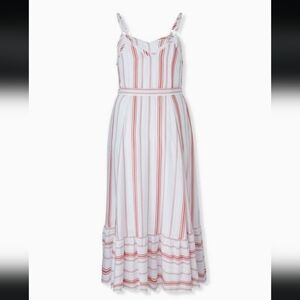 Red & White Stripe Maxi Dress size 4 NWT by Torrid NEW